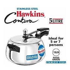 Hawkins Pressure Cooker Stainless Steel 5LTR