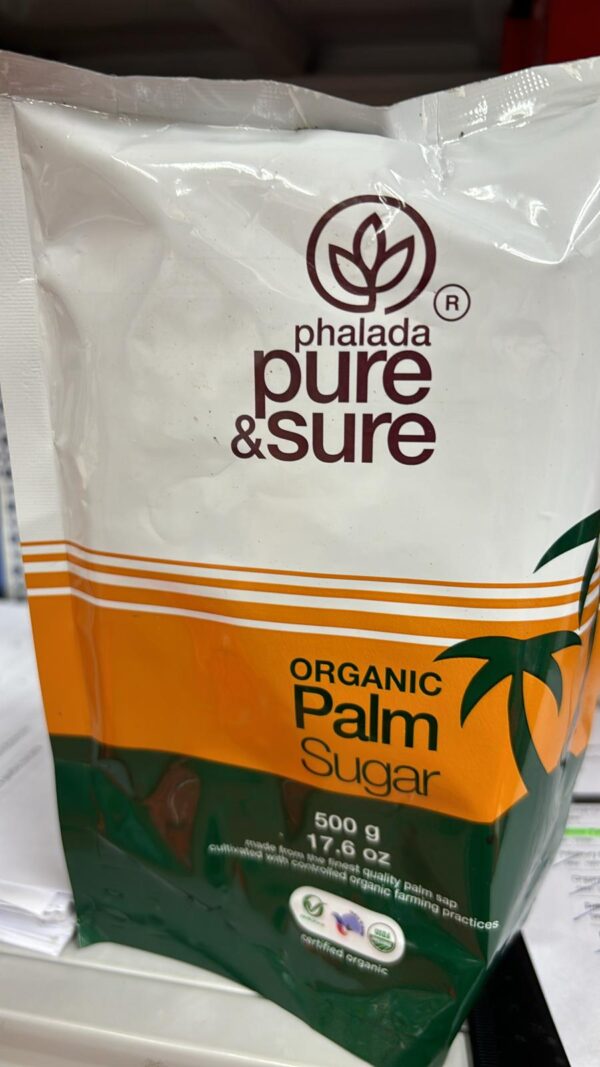Organic Pure & Sure Palm Sugar 500g